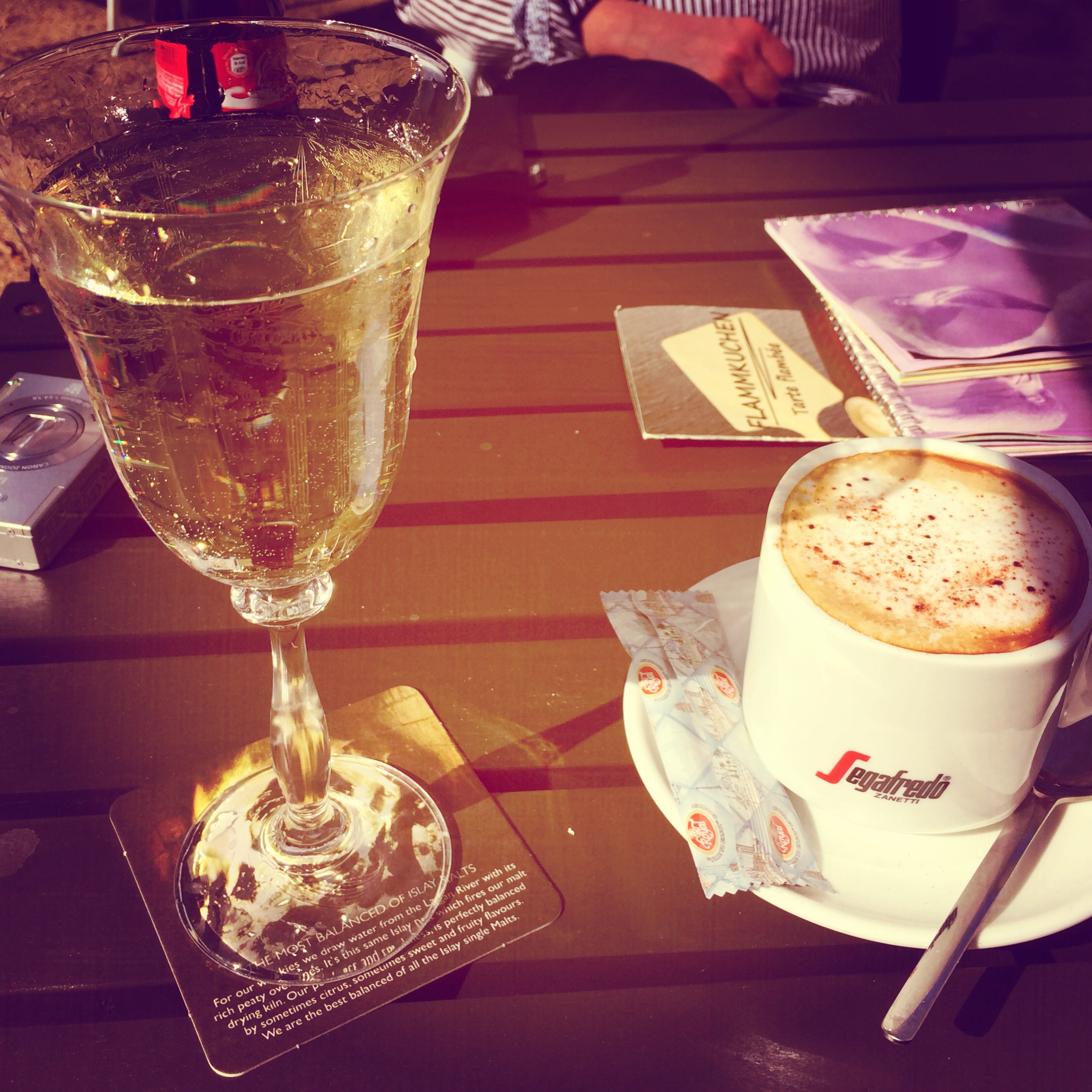 Coffee and wine - perfect spring combo!